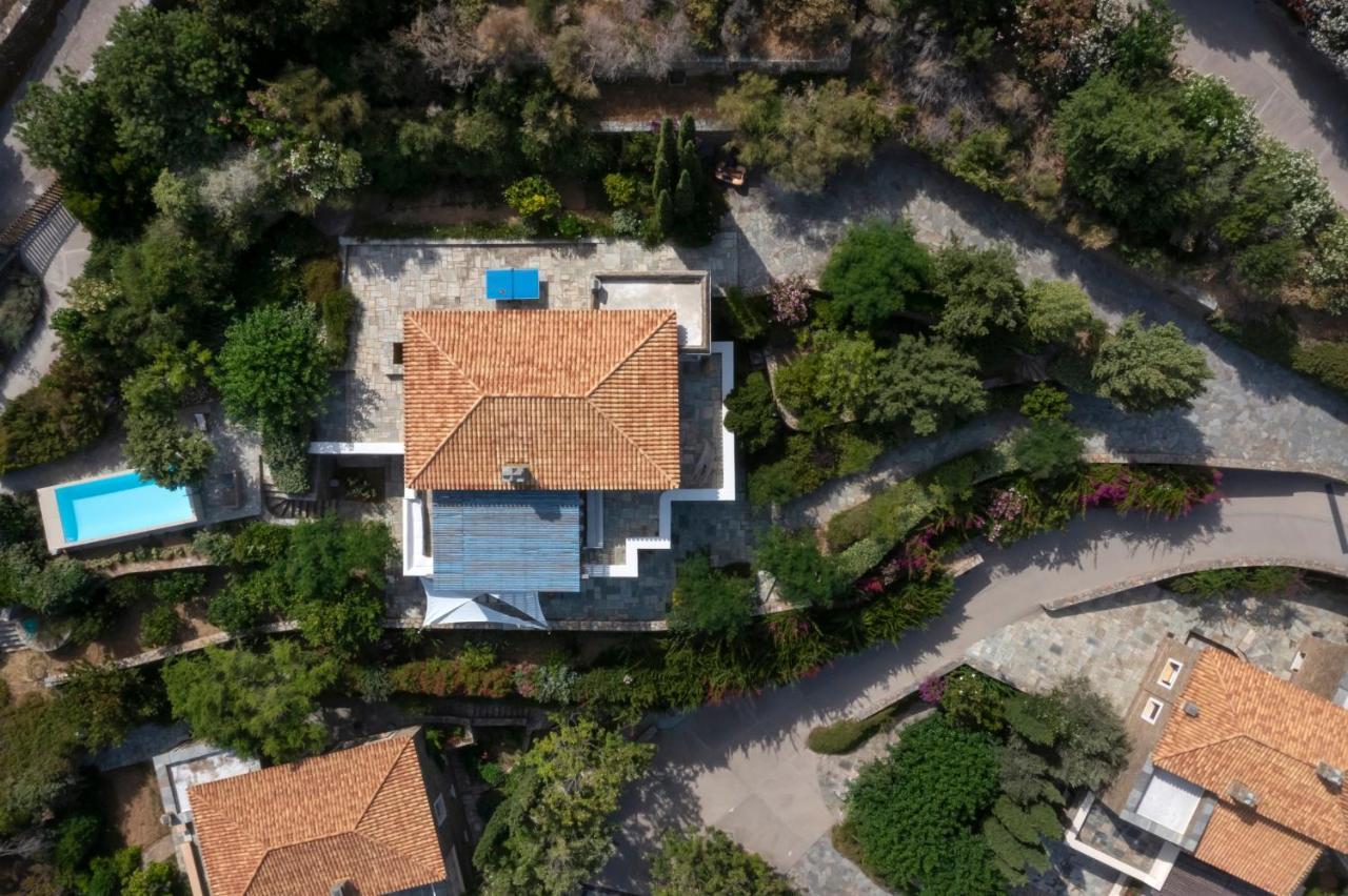 Luxury Villa By The Beach Steniaí Exteriör bild