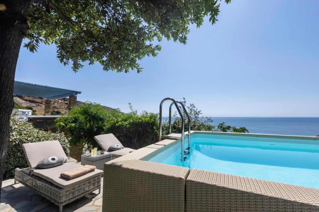Luxury Villa By The Beach Steniaí Exteriör bild